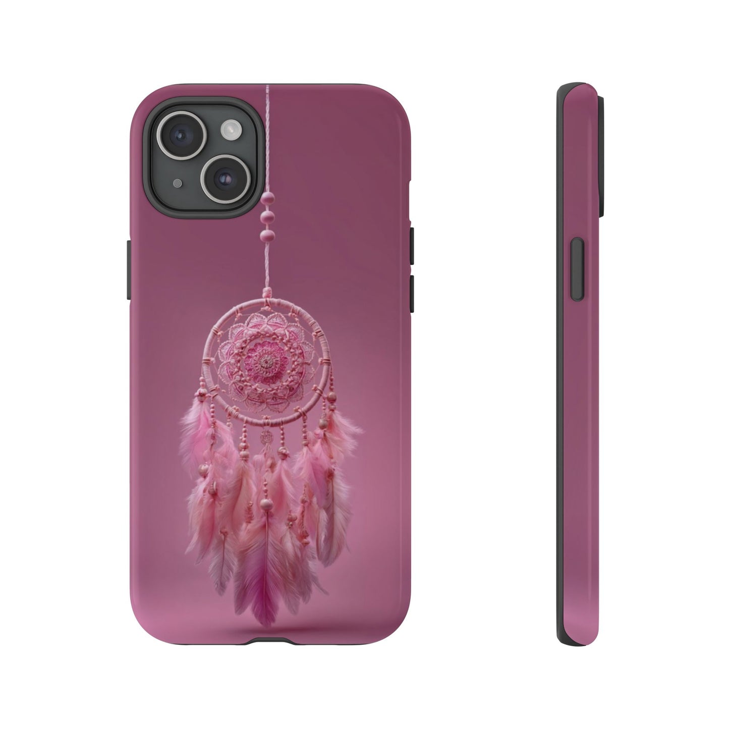 Pink Lace Dreamcatcher - Tough iPhone Case