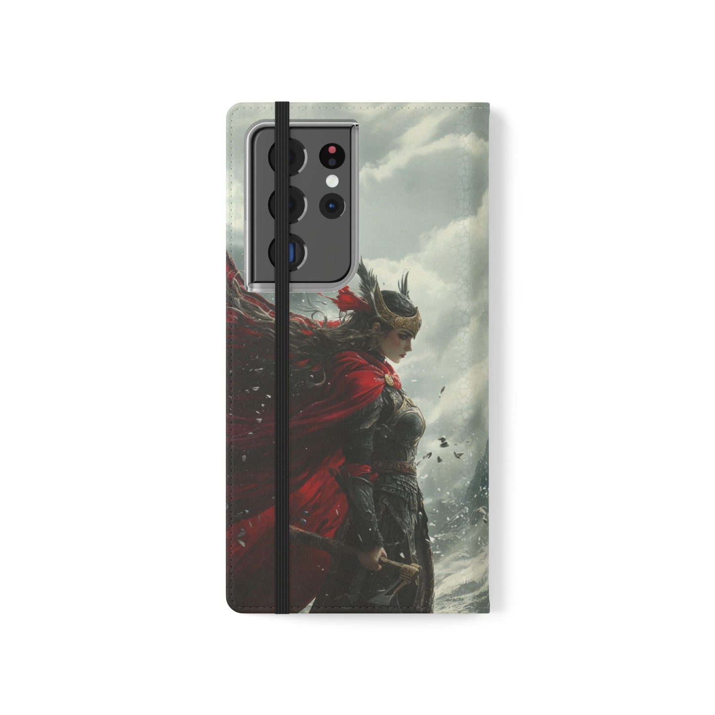 Freya Crimson Valkyrie - Wallet Flip Case