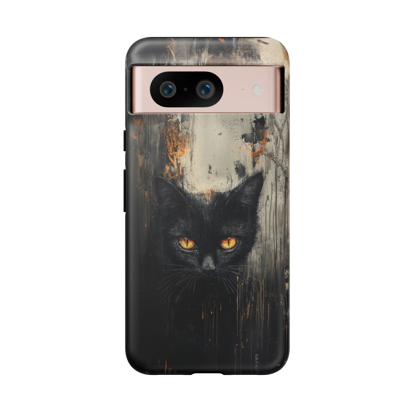 Enigmatic Black Cat Phone Case - iPhone, Google Pixel, Samsung Galaxy