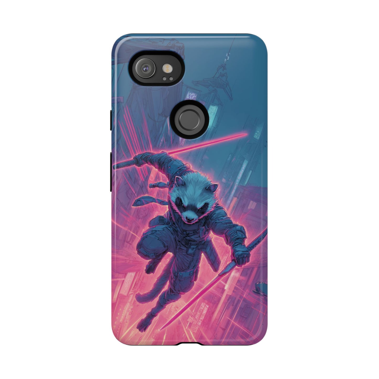 Cyberpunk Ferret - Tough Google Pixel Case