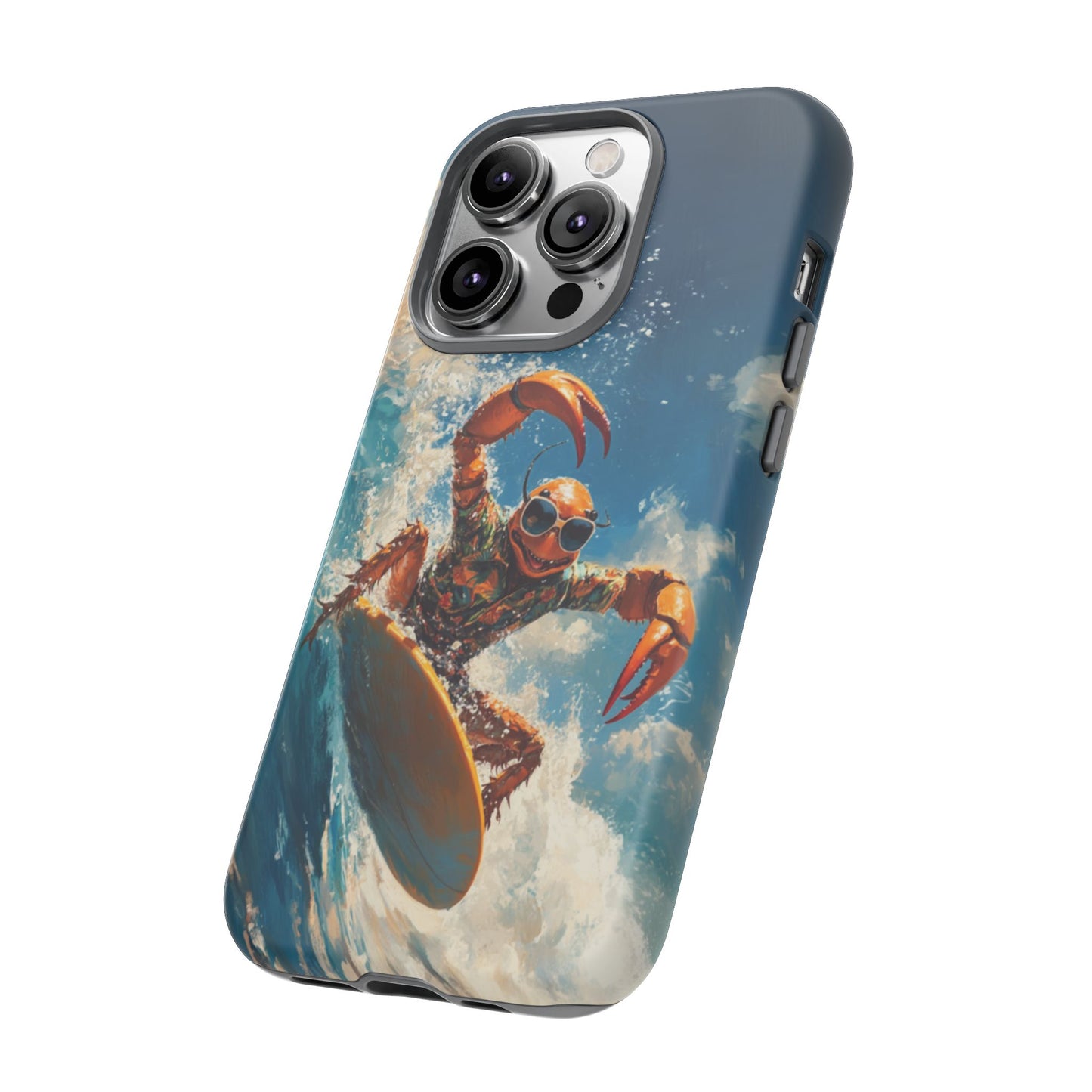 Surfing Crab - Tough iPhone Case