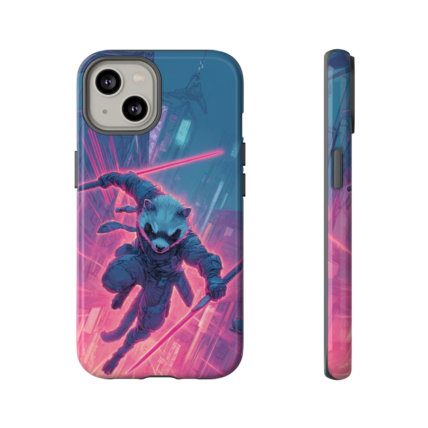 Cyberpunk Ferret - Tough iPhone Case