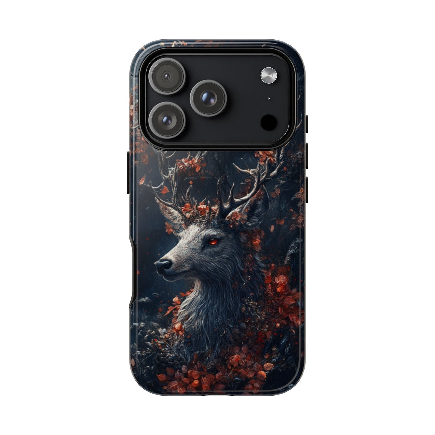 Crimson Stag Blossom – Tough iPhone Case
