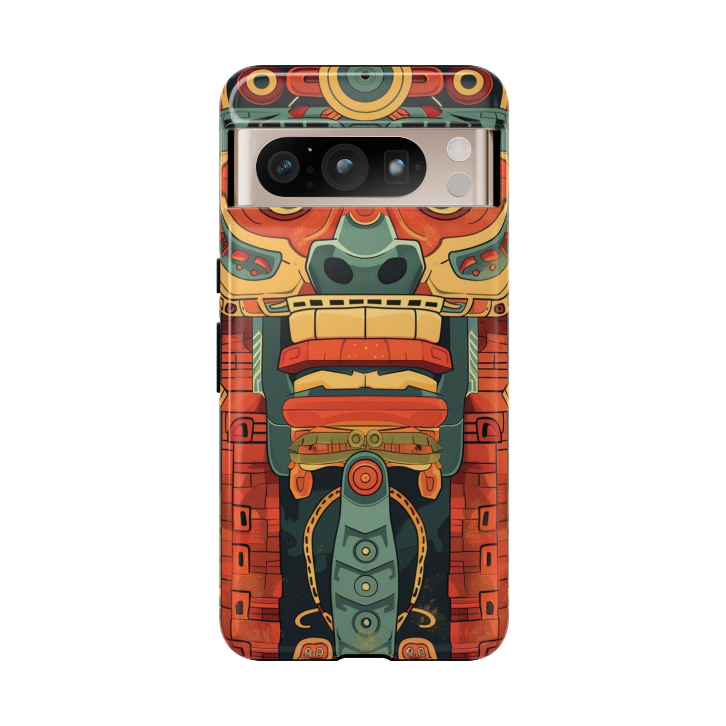 Vivid Ancient Glyphs Phone Case - iPhone, Google Pixel, Samsung