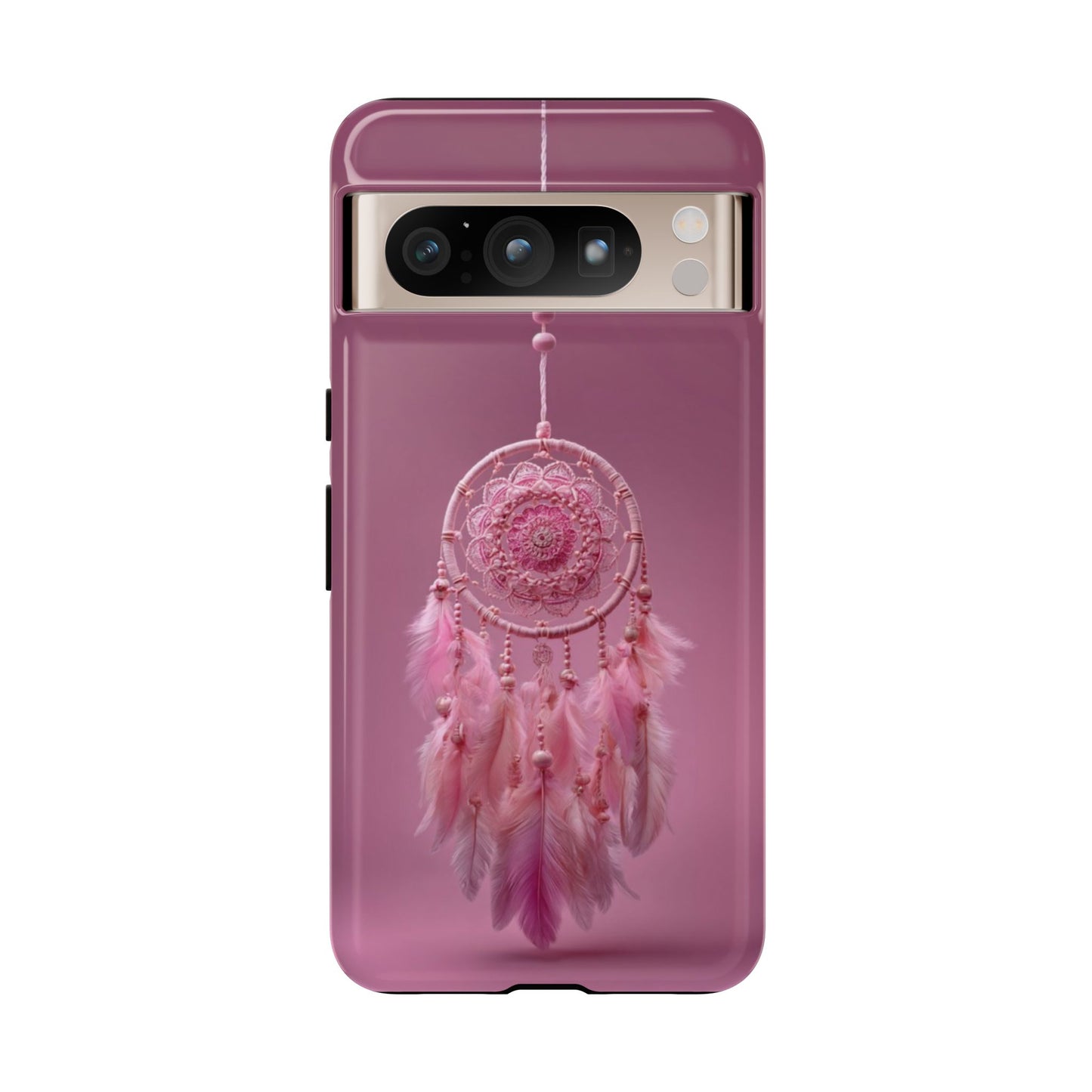Pink Lace Dreamcatcher - Tough Google Pixel Case