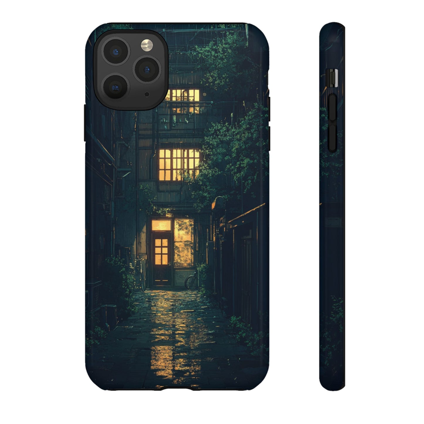Rainy Alley - Tough iPhone Case