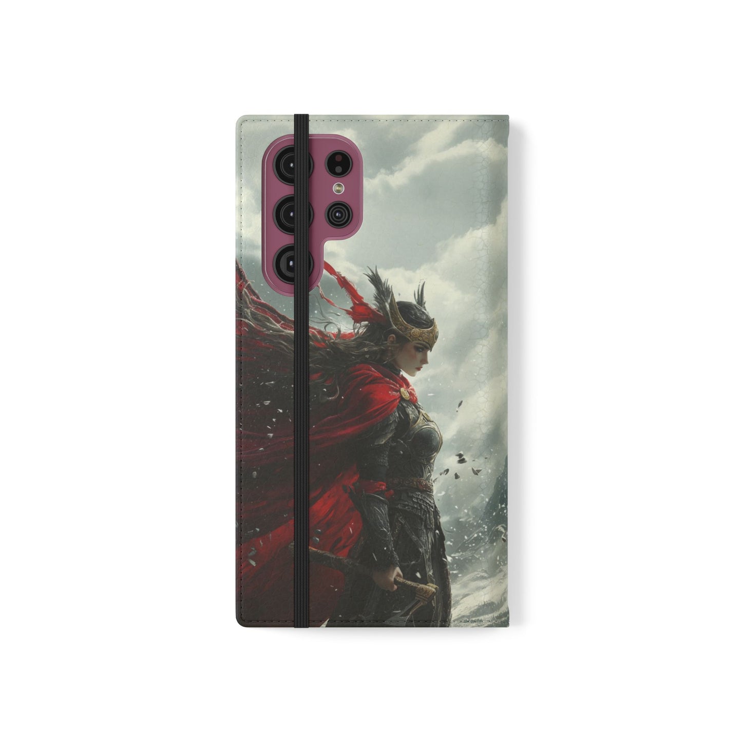 Freya Crimson Valkyrie - Wallet Flip Case