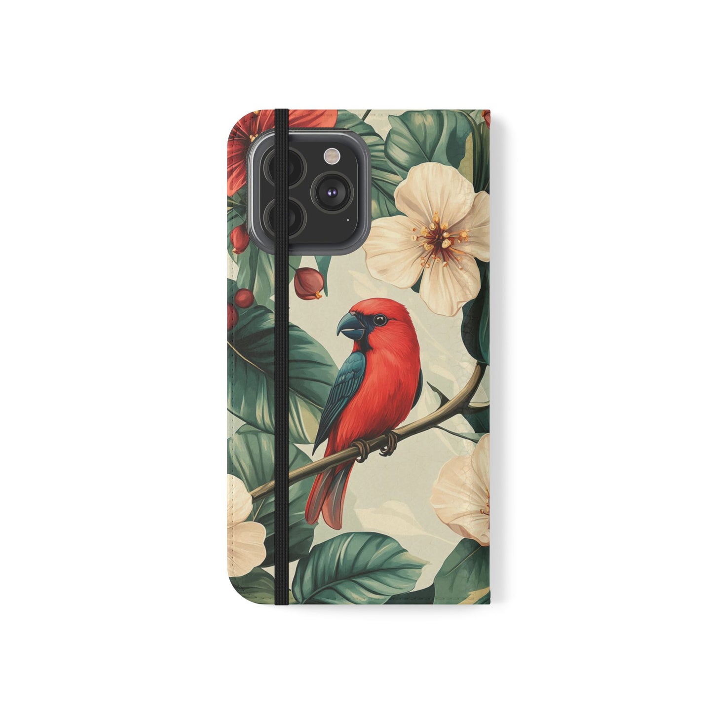Scarlet Songbird - Wallet Flip Case