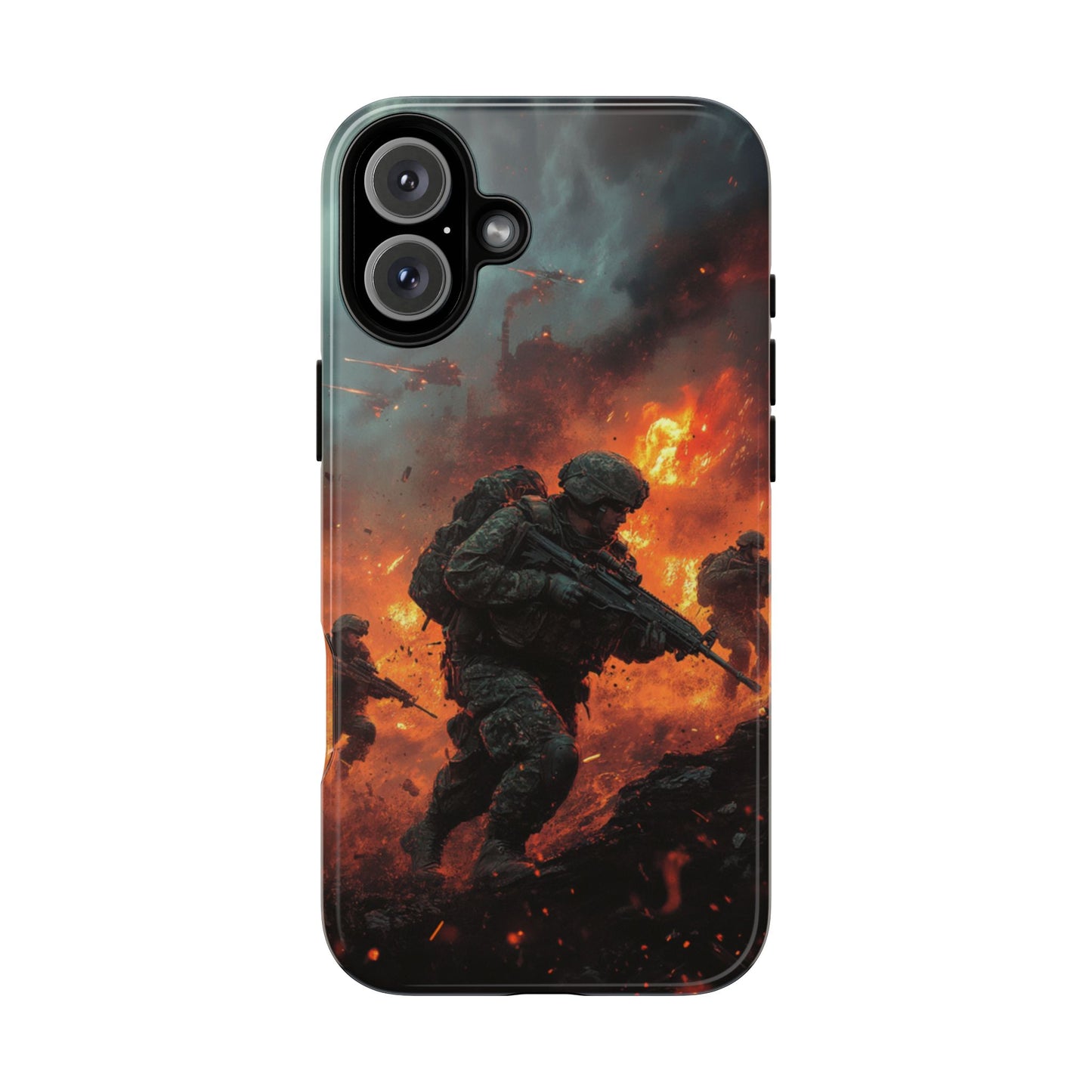 Epic Battlefield Soldier Phone Case - iPhone, Google Pixel, Samsung Galaxy