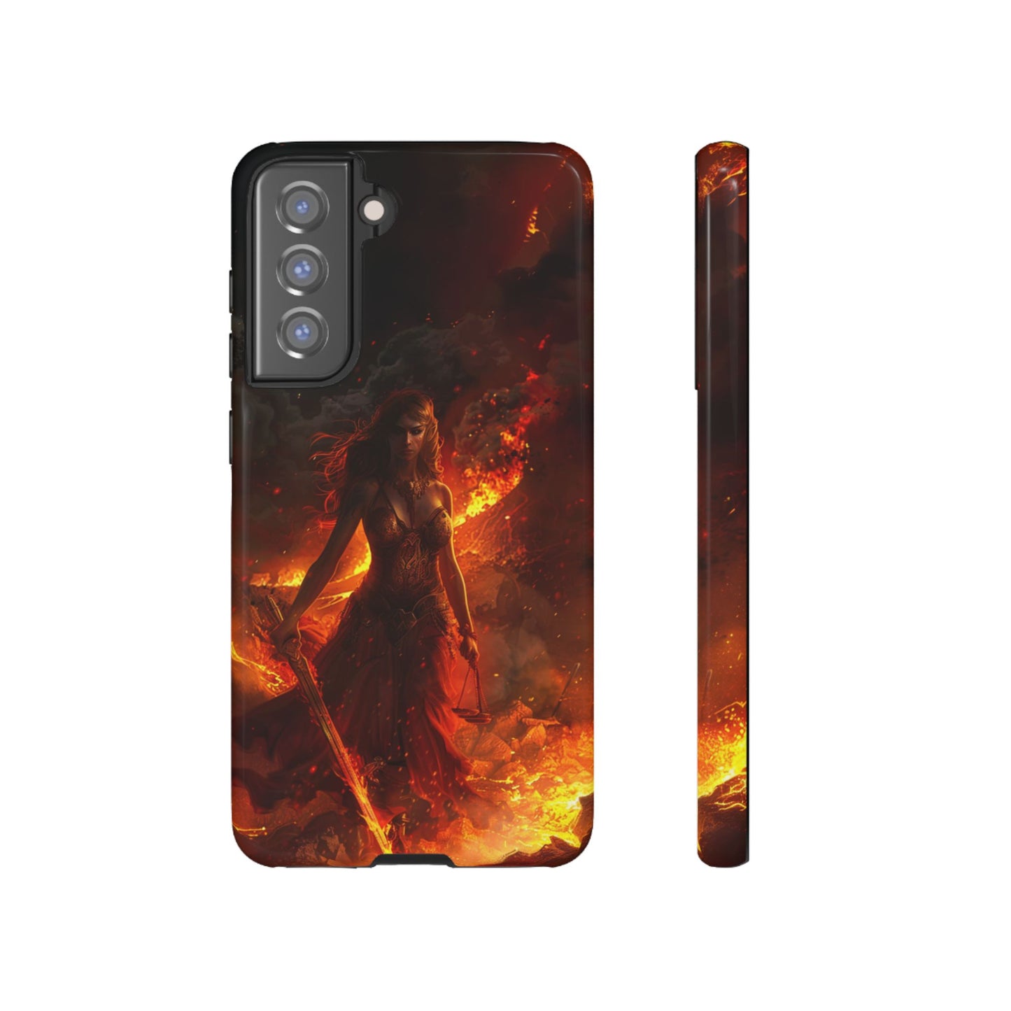 Fiery Goddess Nemesis Phone Case - iPhone, Google Pixel, Samsung Galaxy