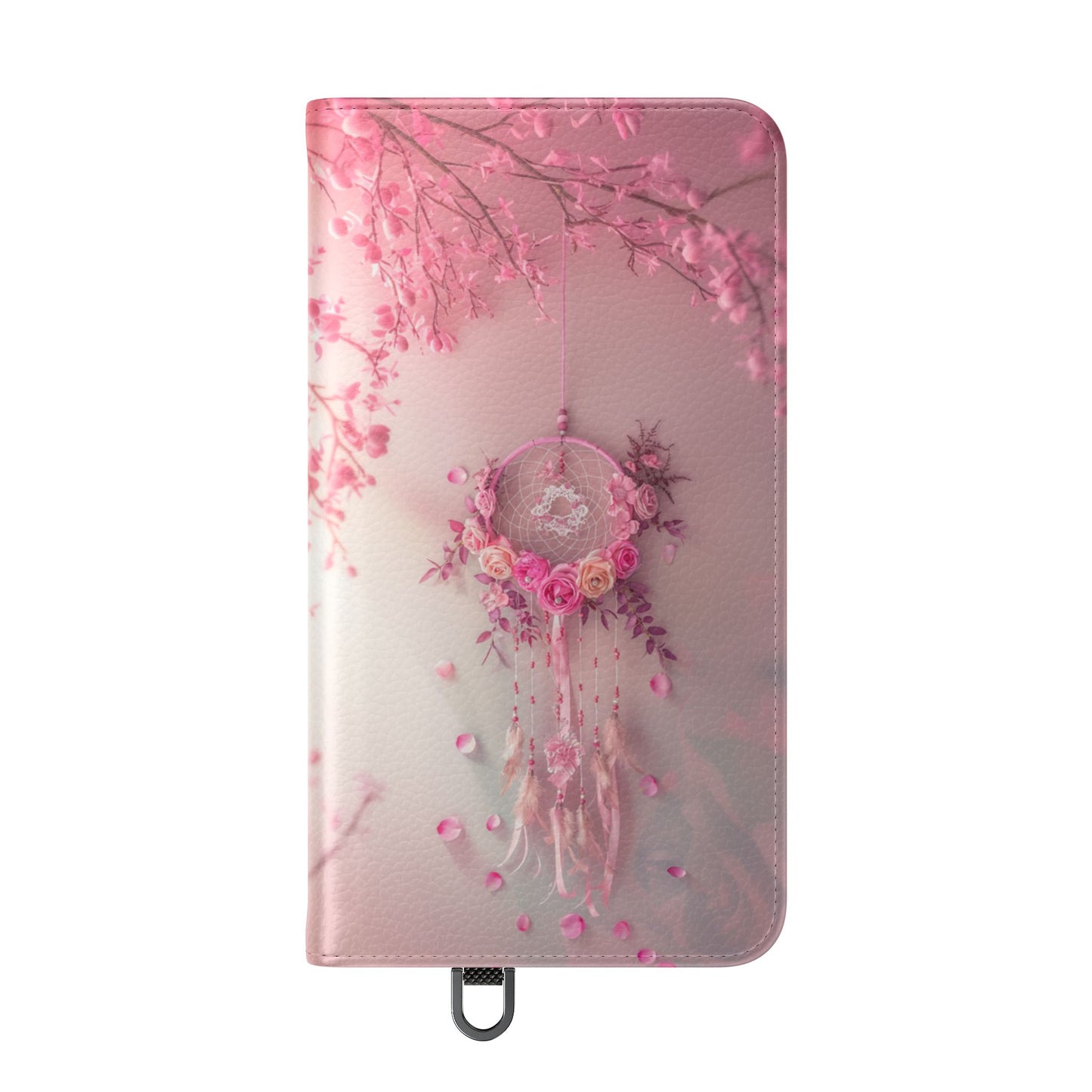 Pink Rose Dreamcatcher - Wallet Flip Case