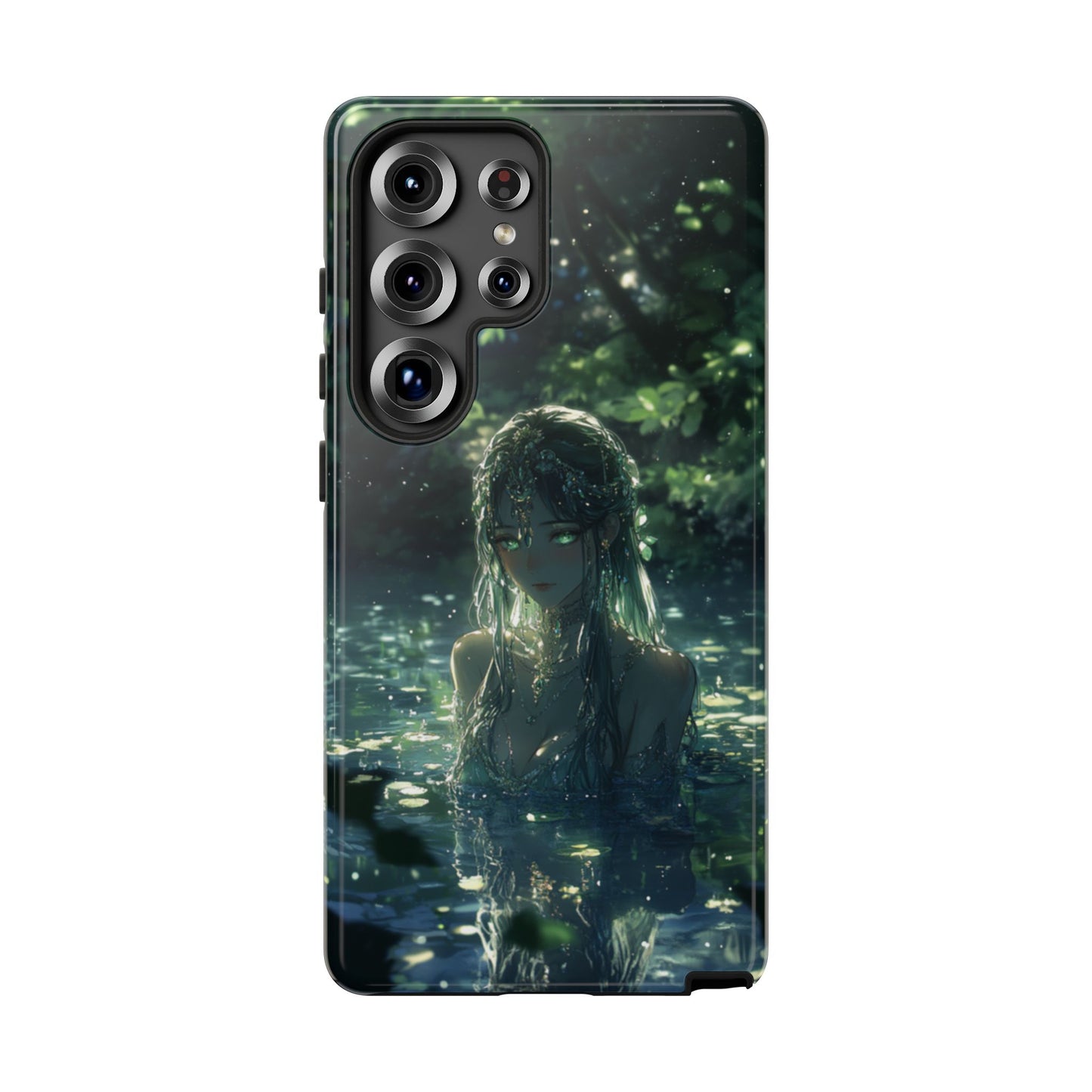Forest Water Nymph Green Eyes Pond - Tough Samsung Galaxy Case