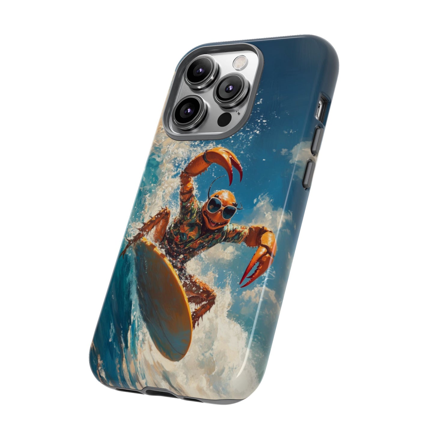 Surfing Crab - Tough iPhone Case