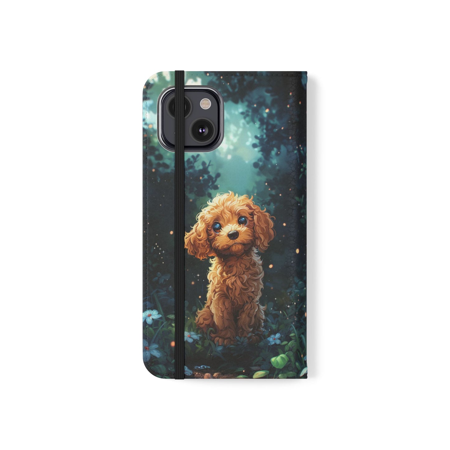 Forest Poodle - Wallet Flip Case