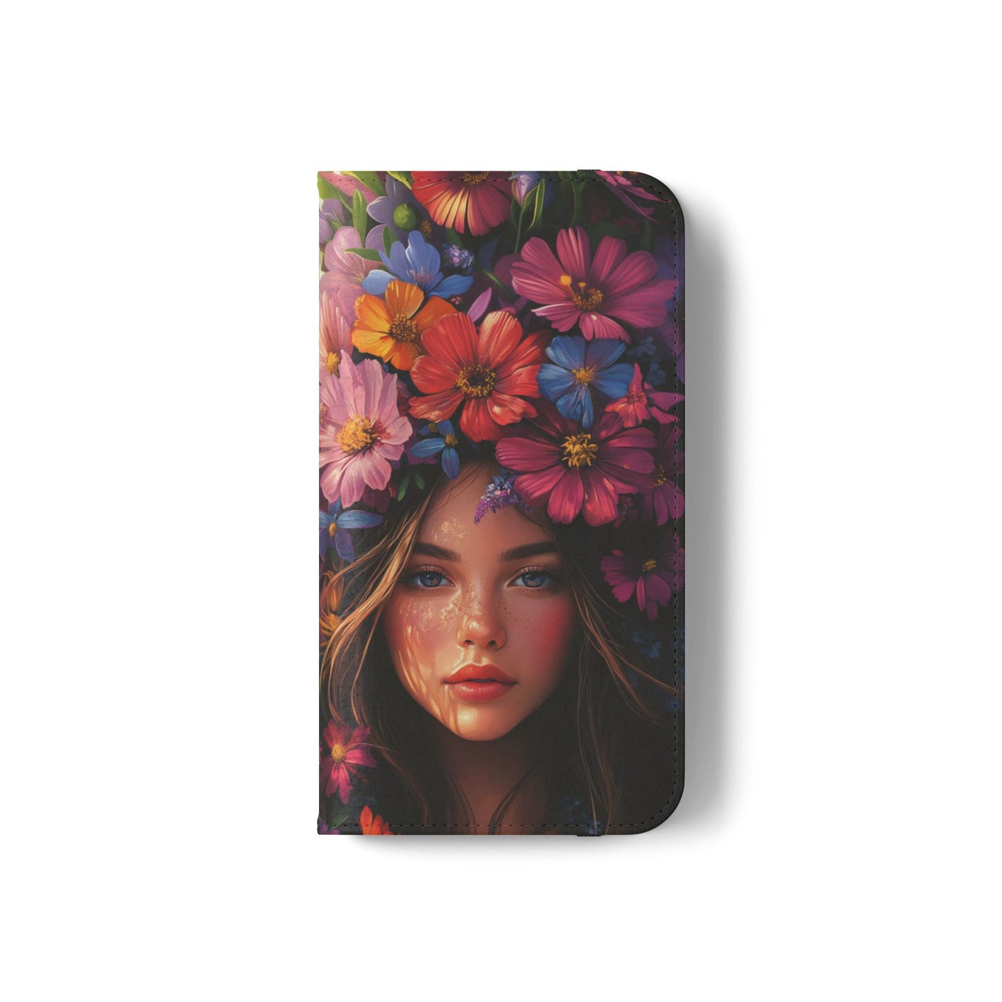 Floral Crown Muse - Wallet Flip Case