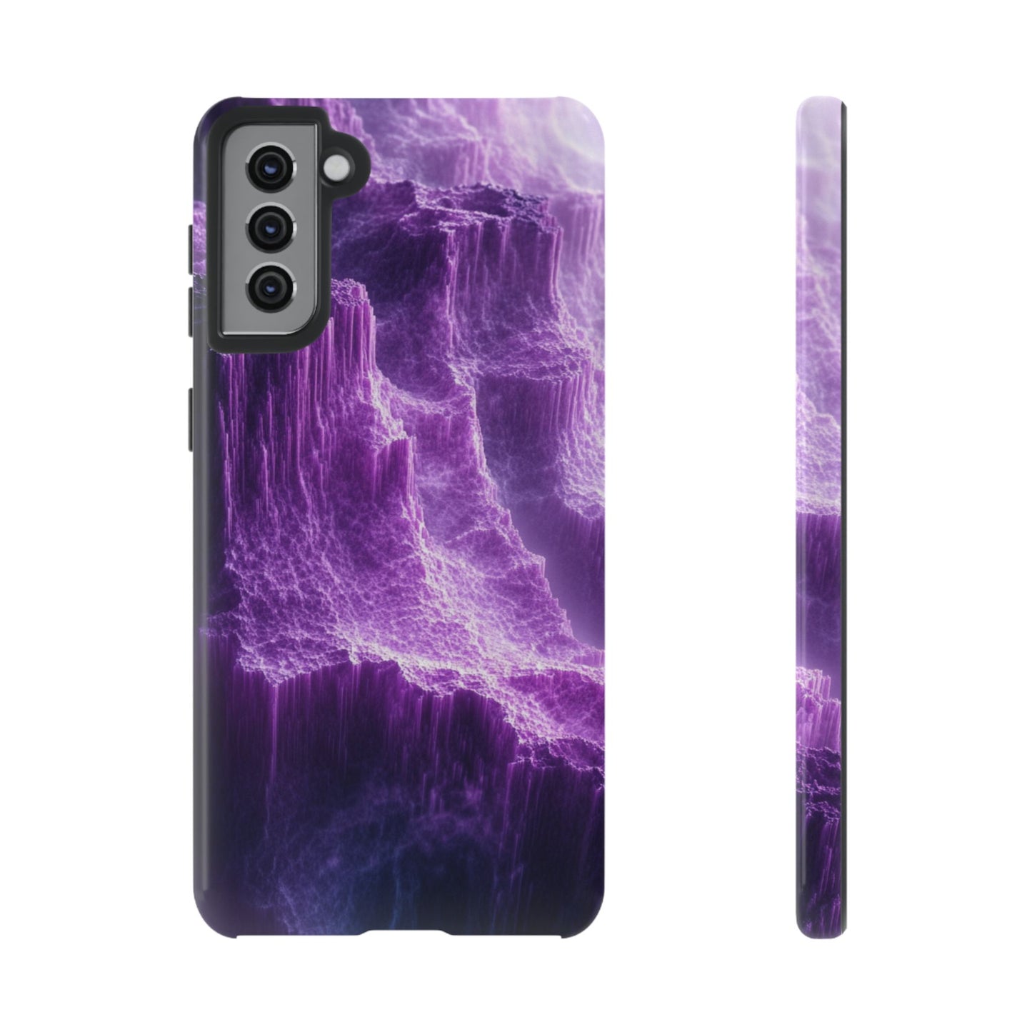 Purple Crystal Canyon - Tough Samsung Galaxy Case
