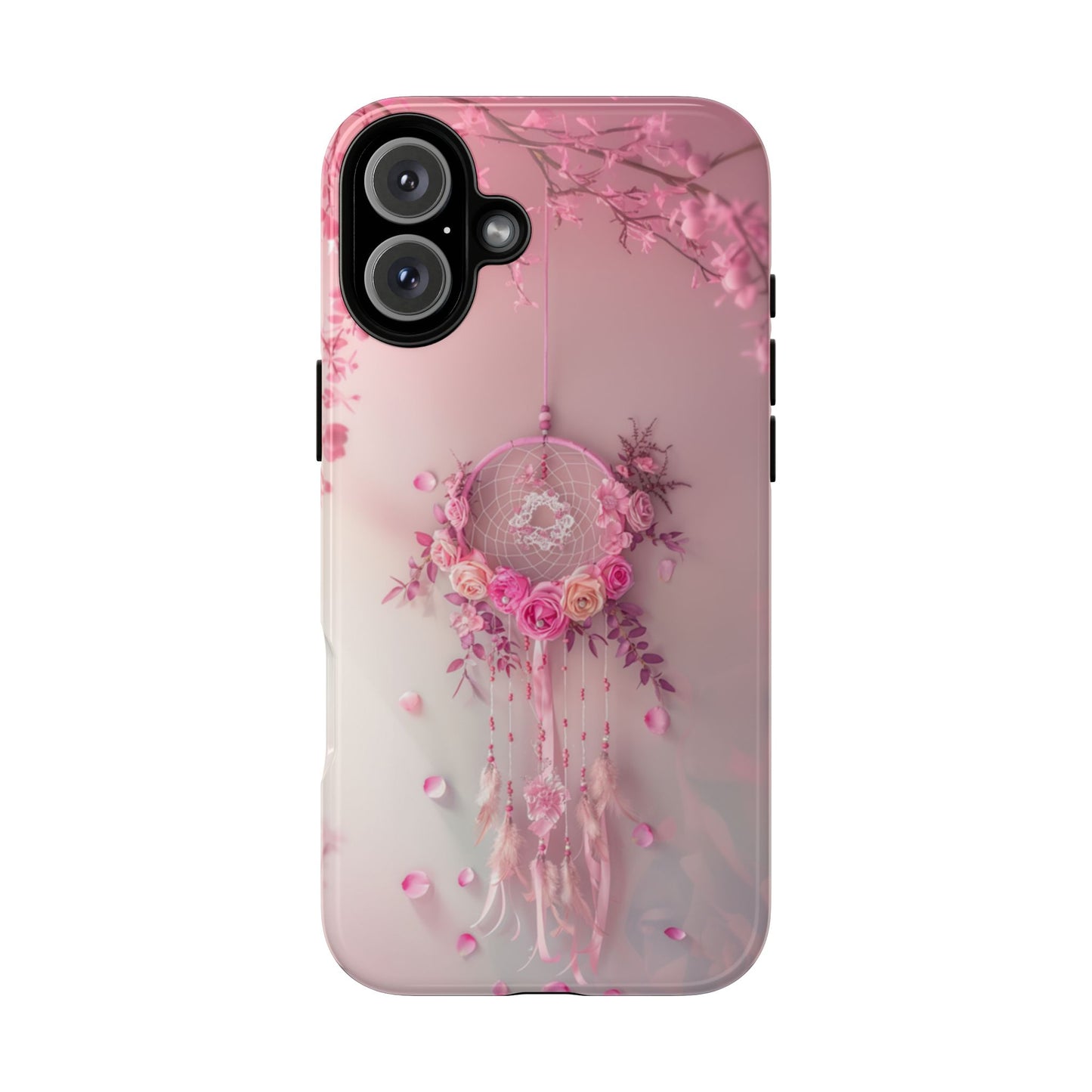 Pink Rose Dreamcatcher - Tough iPhone Case