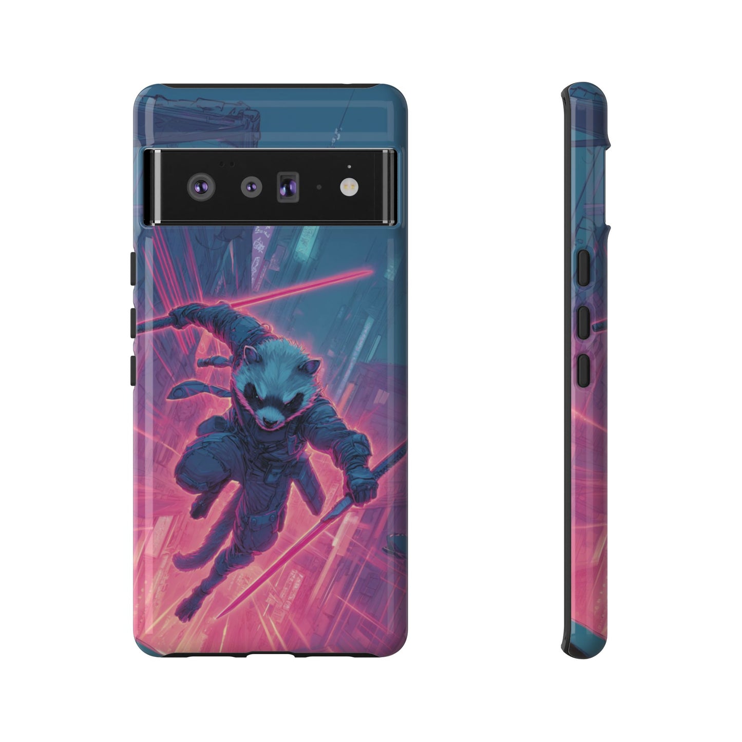 Cyberpunk Ferret - Tough Google Pixel Case