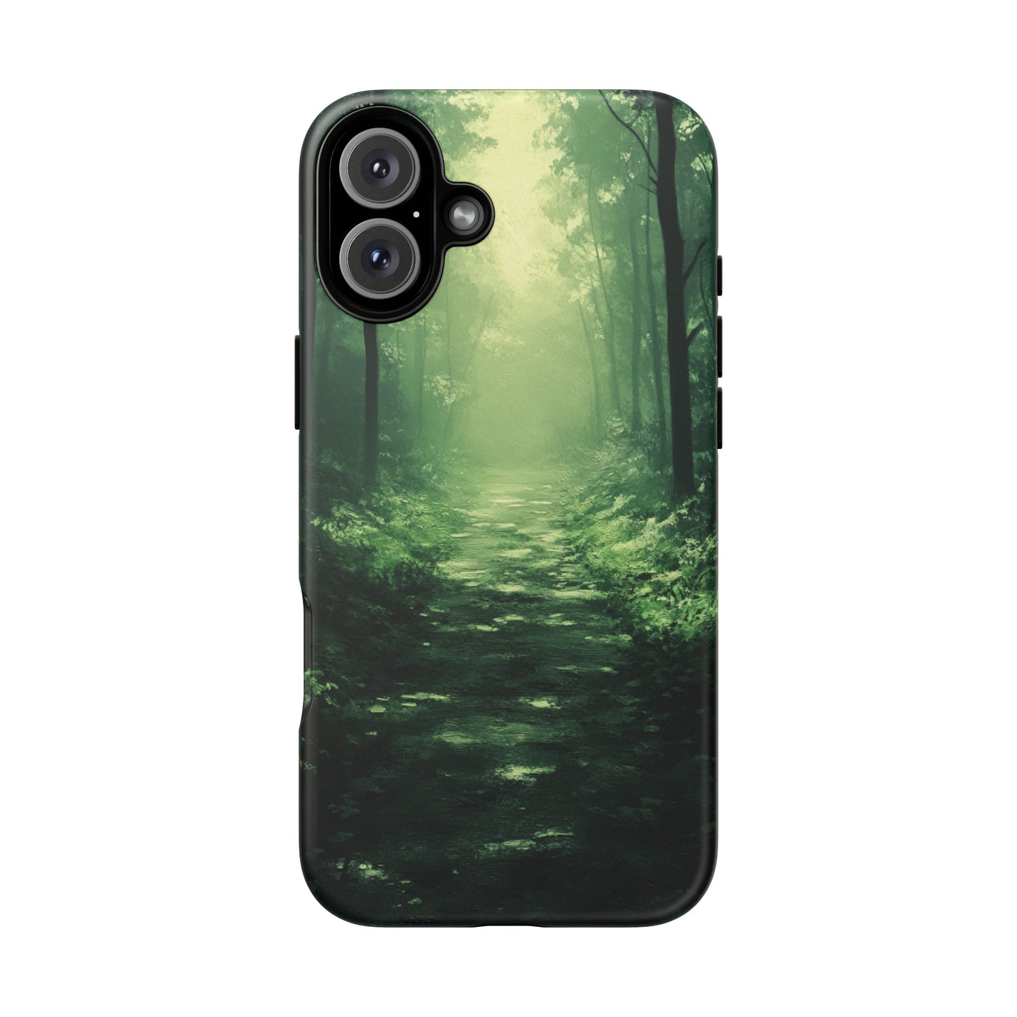 Emerald Mist Forest Path - Tough iPhone Case