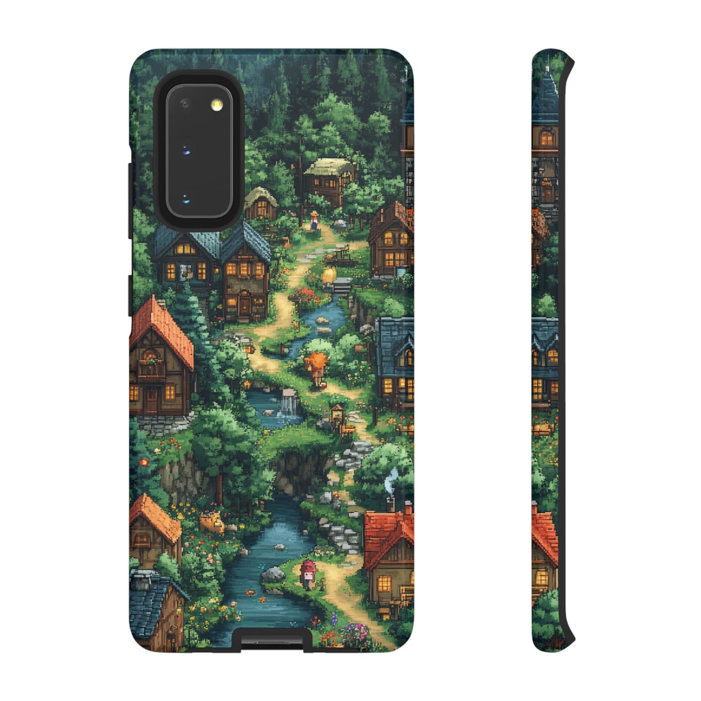 Pixel Forest Hamlet - Tough Samsung Galaxy Case