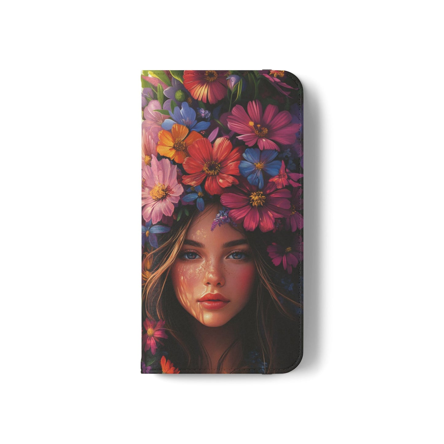 Floral Crown Muse - Wallet Flip Case