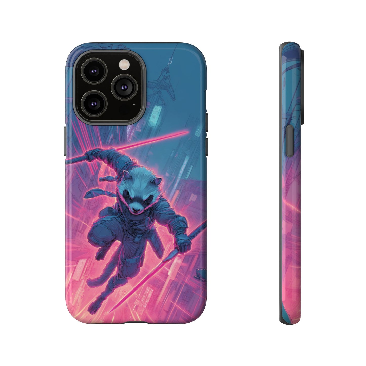 Cyberpunk Ferret - Tough iPhone Case