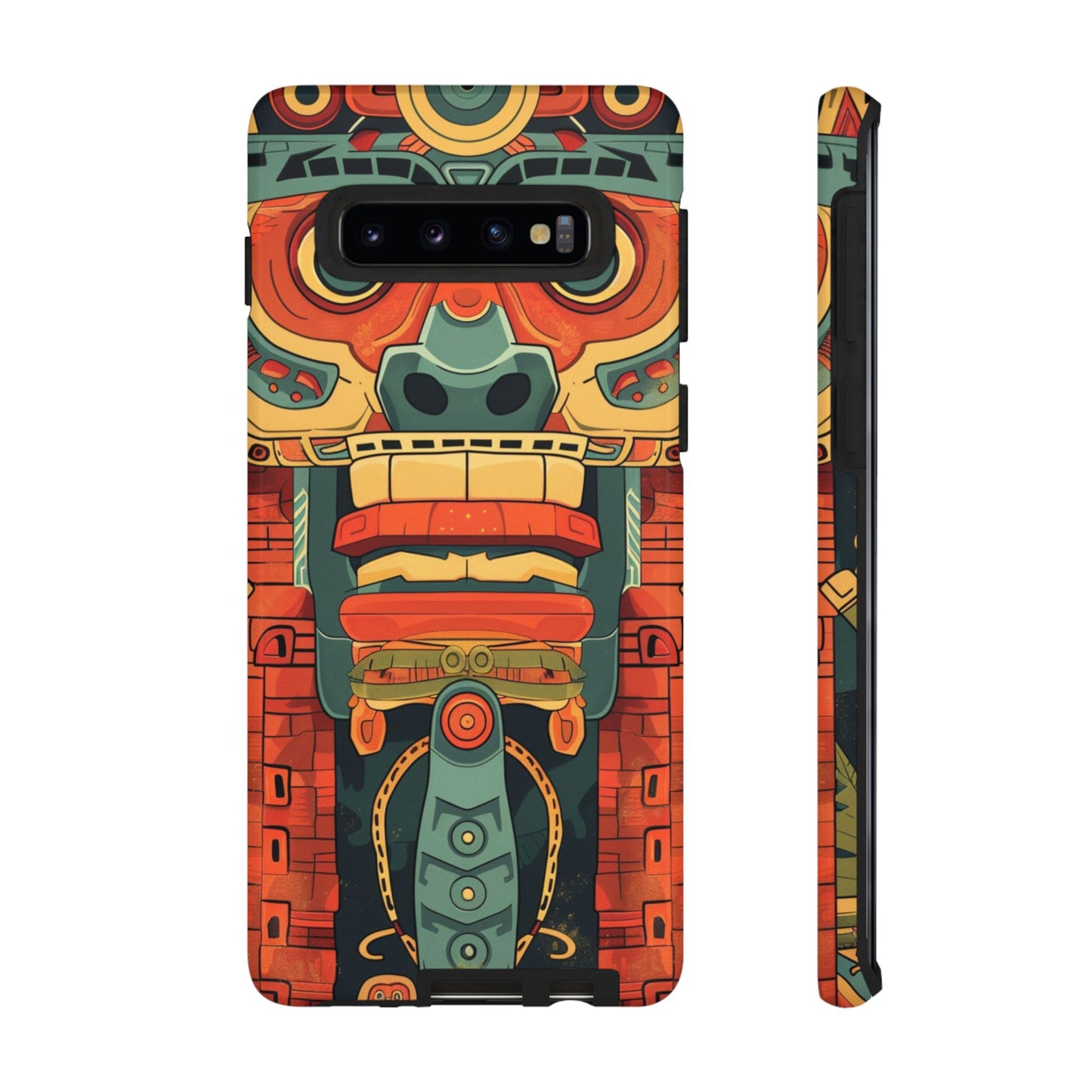 Aztec Totem Mask - Tough Samsung Galaxy Case
