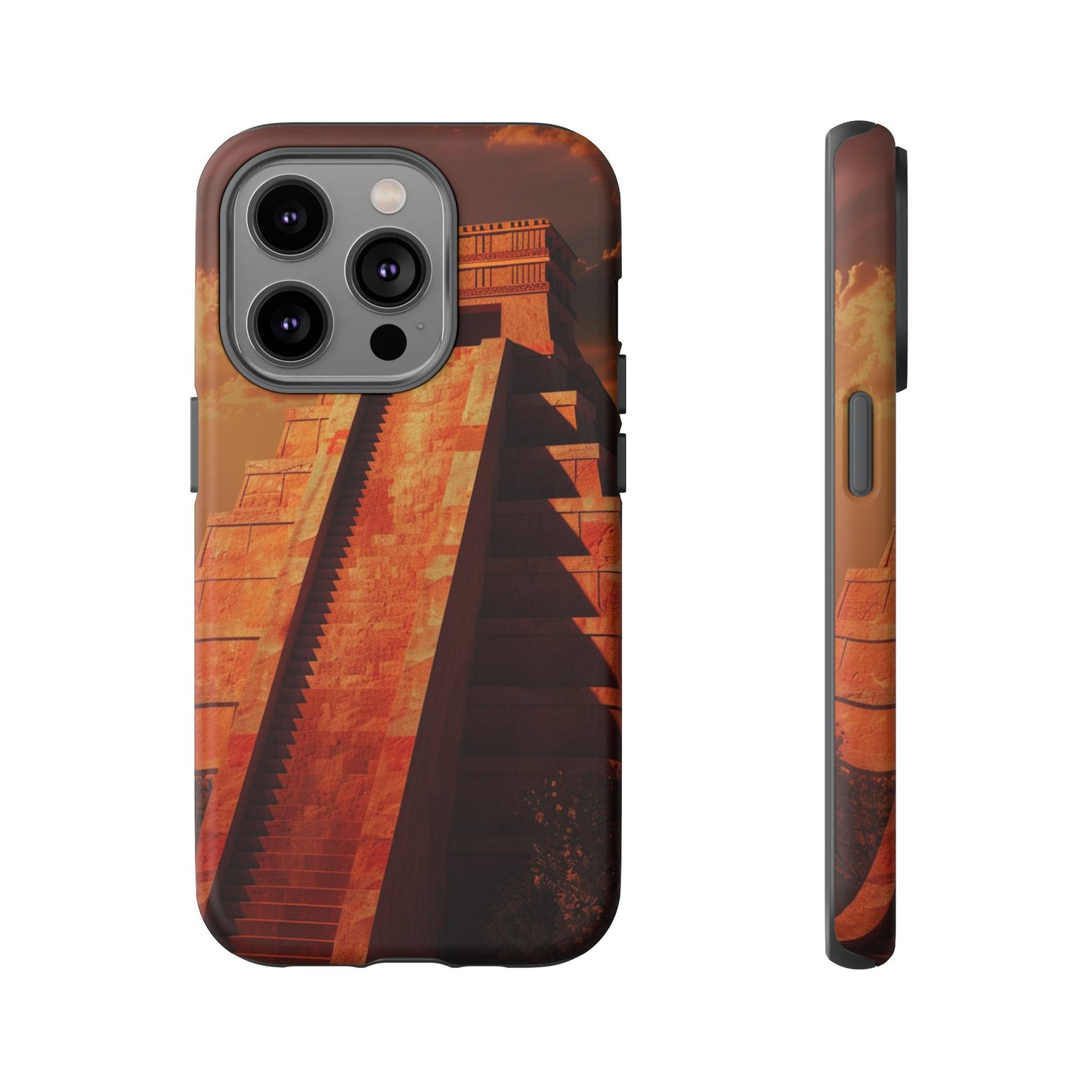 Mayan Pyramid Twilight Phone Case – iPhone, Google Pixel, Samsung Galaxy