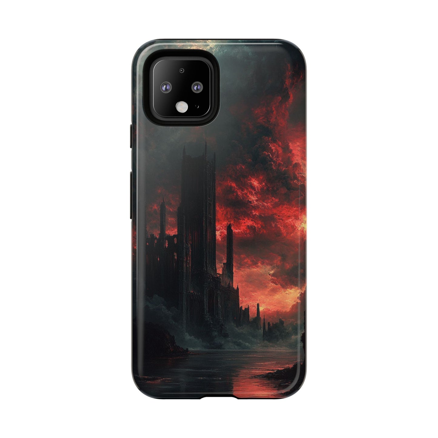 Crimson Dread Citadel – Tough Google Pixel Case