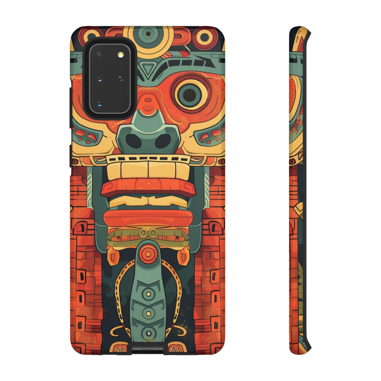 Aztec Totem Mask - Tough Samsung Galaxy Case