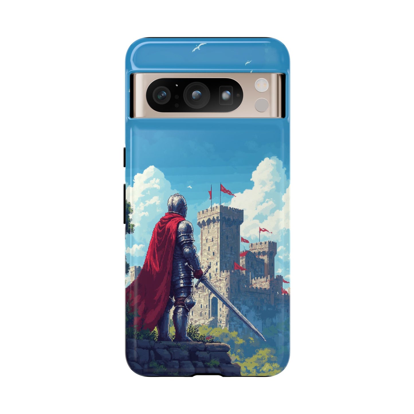 Pixel Knight Adventure Phone Case - iPhone, Google Pixel, Samsung Galaxy