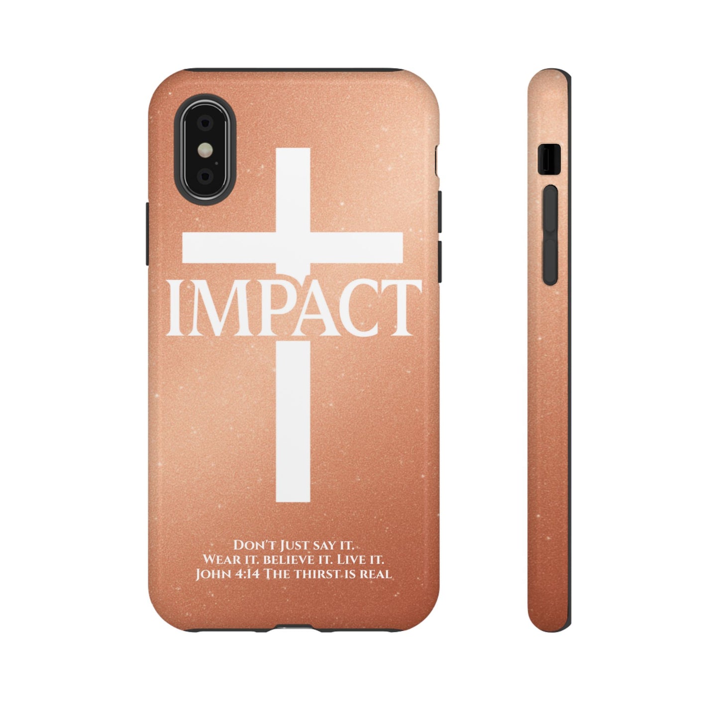 Impace Rose Gold - Tough iPhone Case
