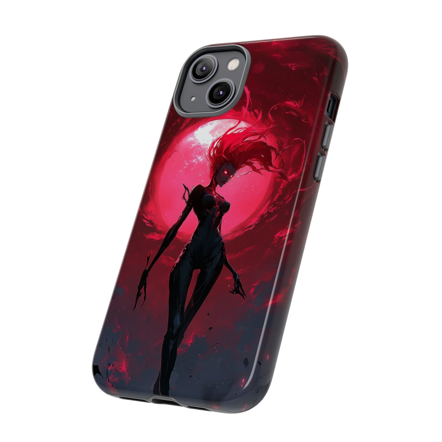 Crimson Eclipse Gothic Gaming Phone Case - iPhone, Google Pixel, Samsung Galaxy