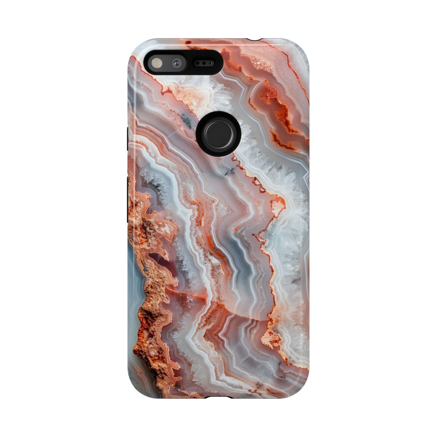 Rose Agate Currents – Tough Google Pixel Case