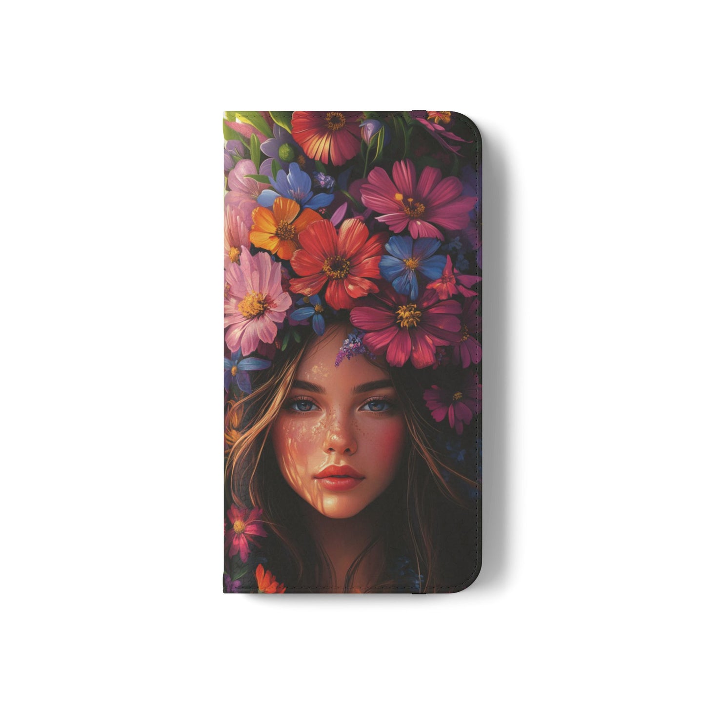 Floral Crown Muse - Wallet Flip Case