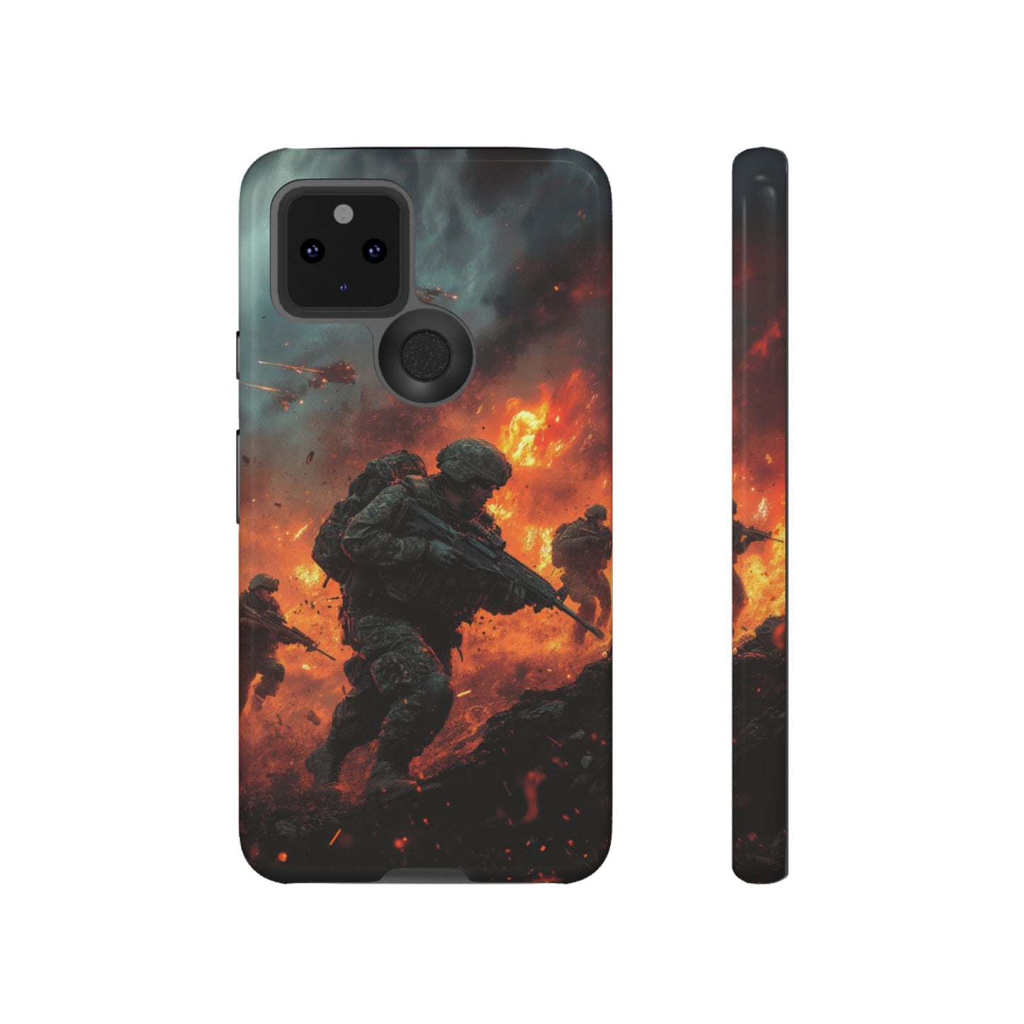 Epic Battlefield Soldier Phone Case - iPhone, Google Pixel, Samsung Galaxy