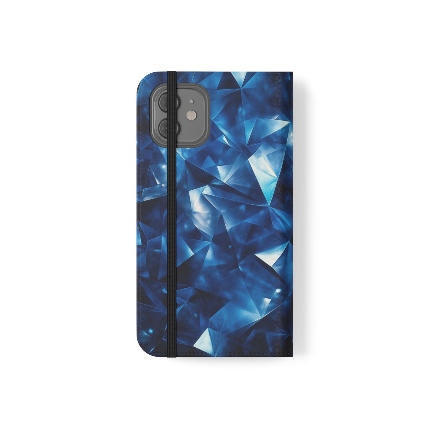 Sapphire Crystal Shards - Wallet Flip Case