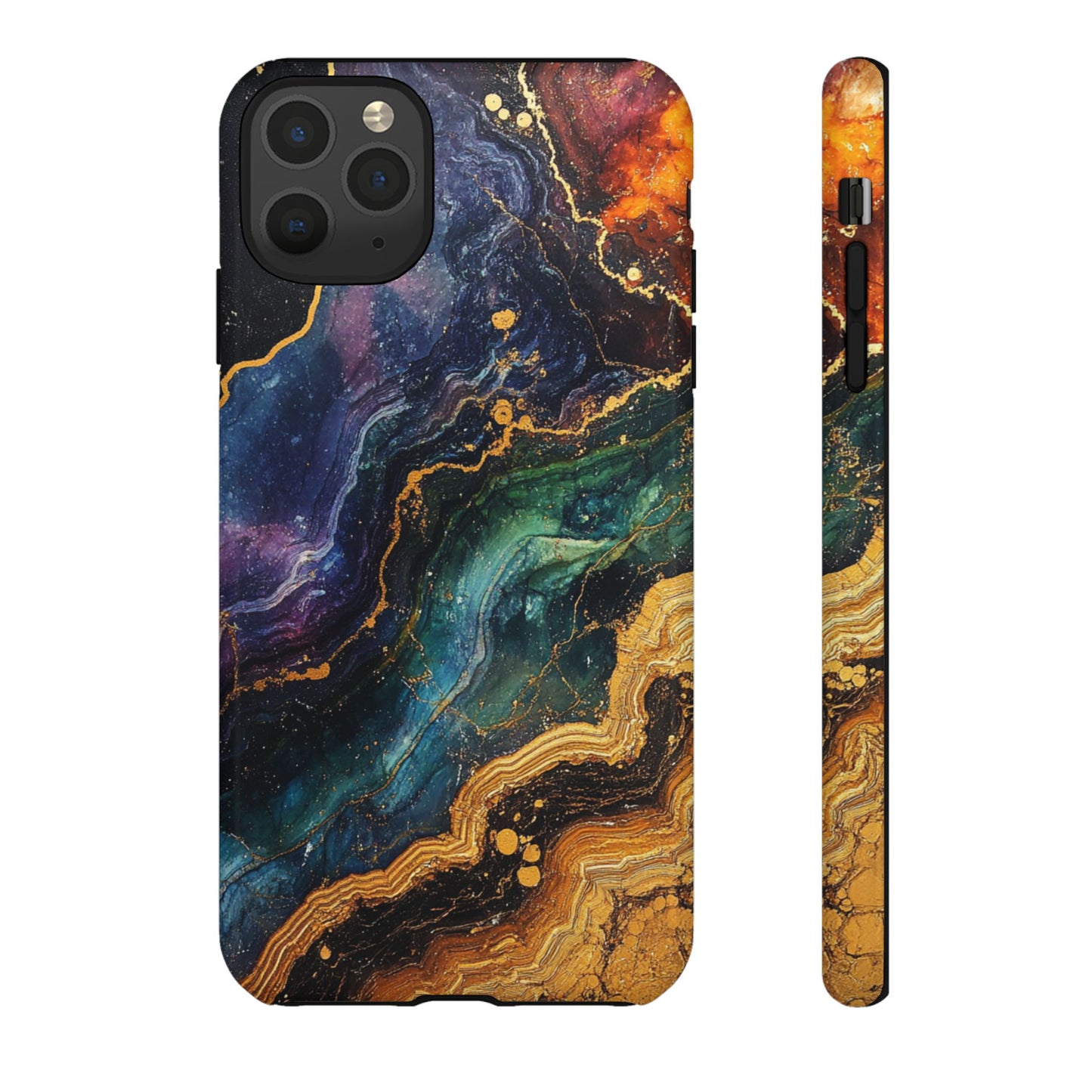 Cosmic Agate Veins – Tough iPhone Case