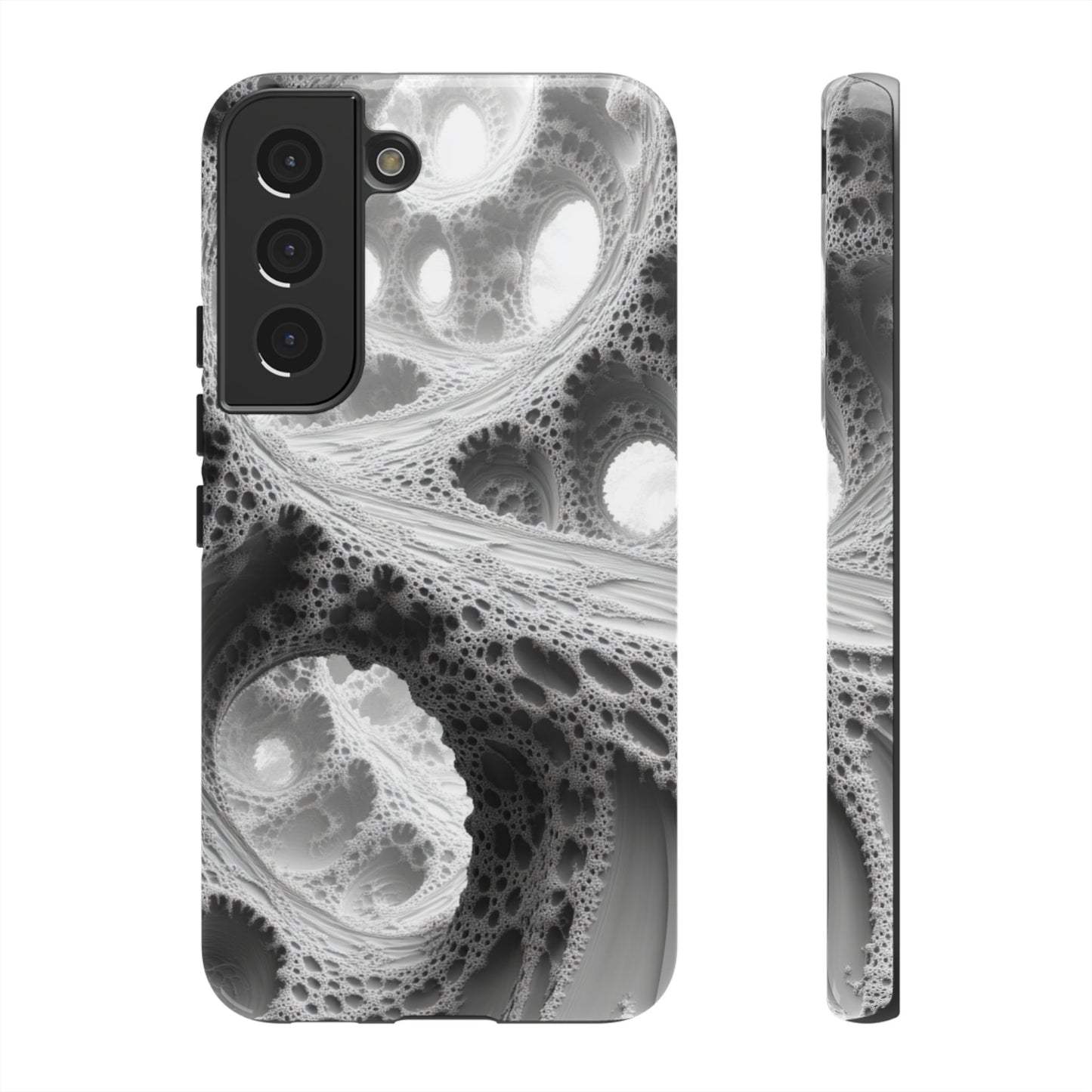 Monochrome Fractal – Tough Samsung Galaxy Case