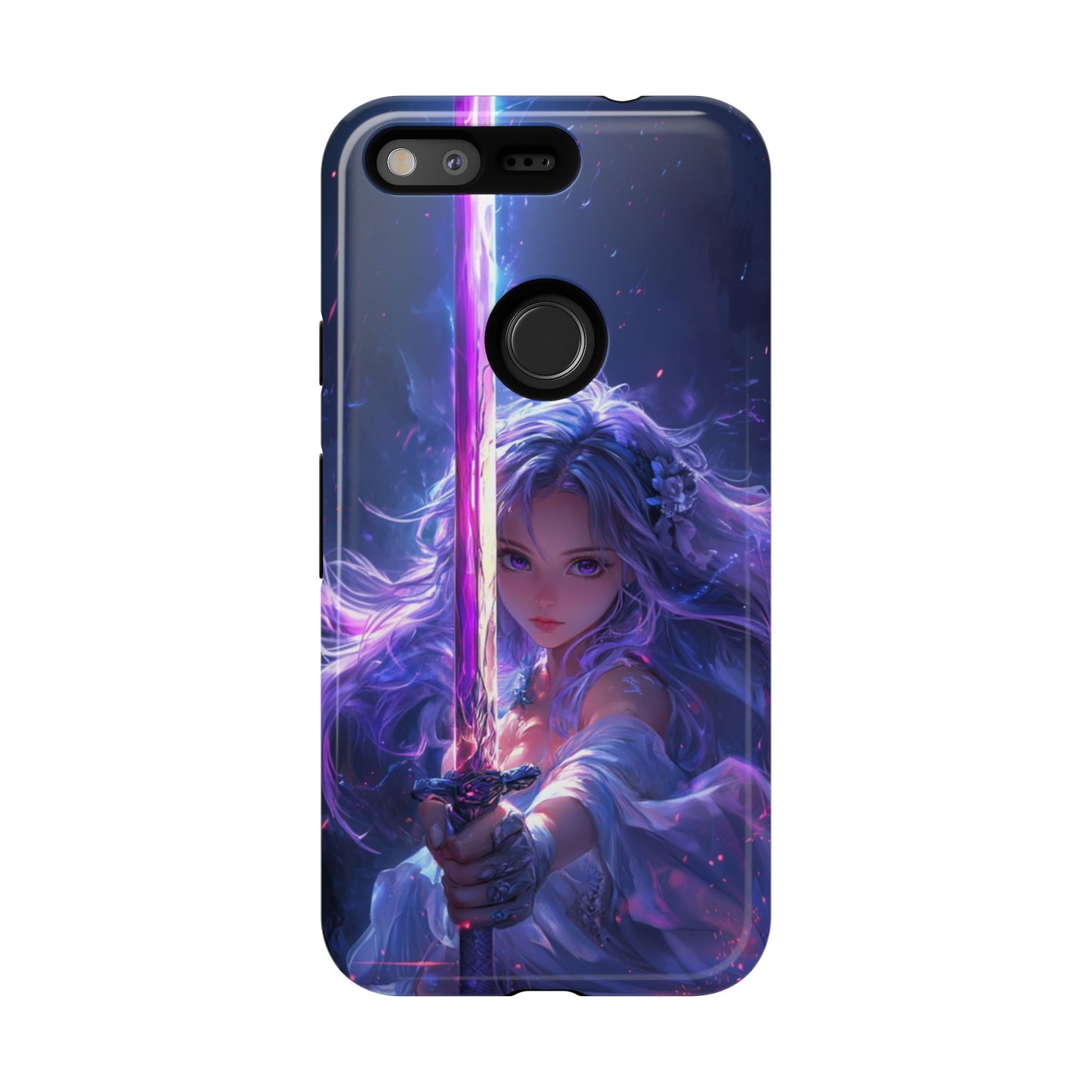 Violet Blade Warrior – Tough Google Pixel Case