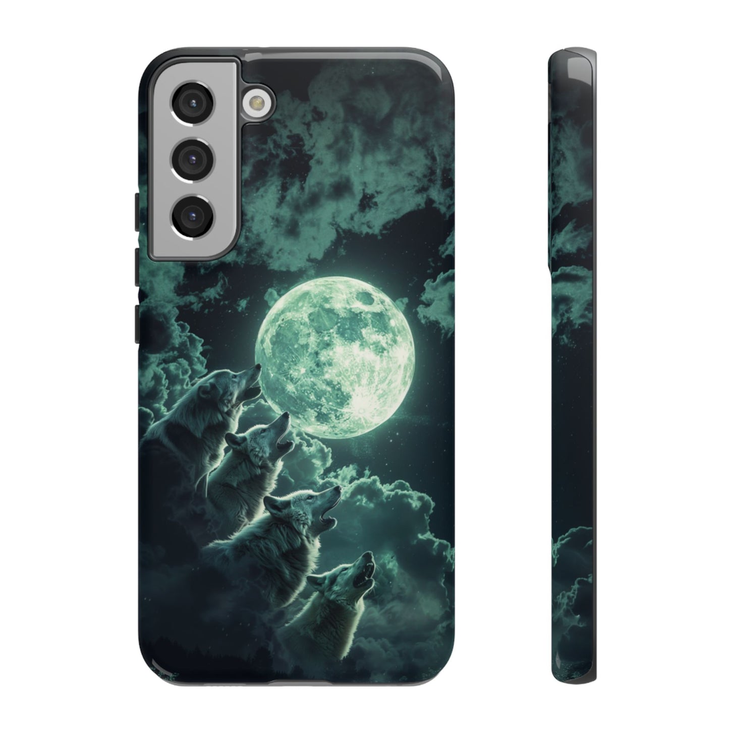 Moonlit Wolf Chorus - Tough Samsung Galaxy Case