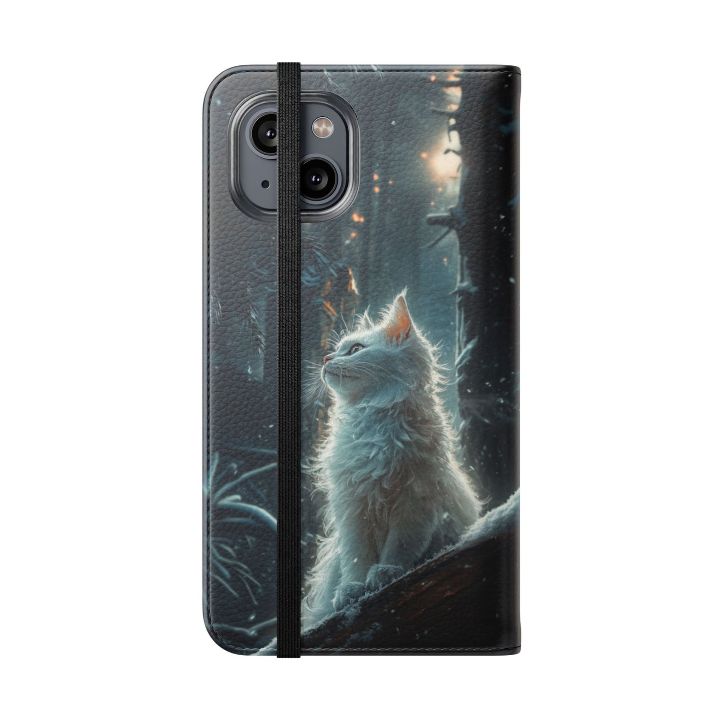 Winter Spirit Cat - Wallet Flip Case
