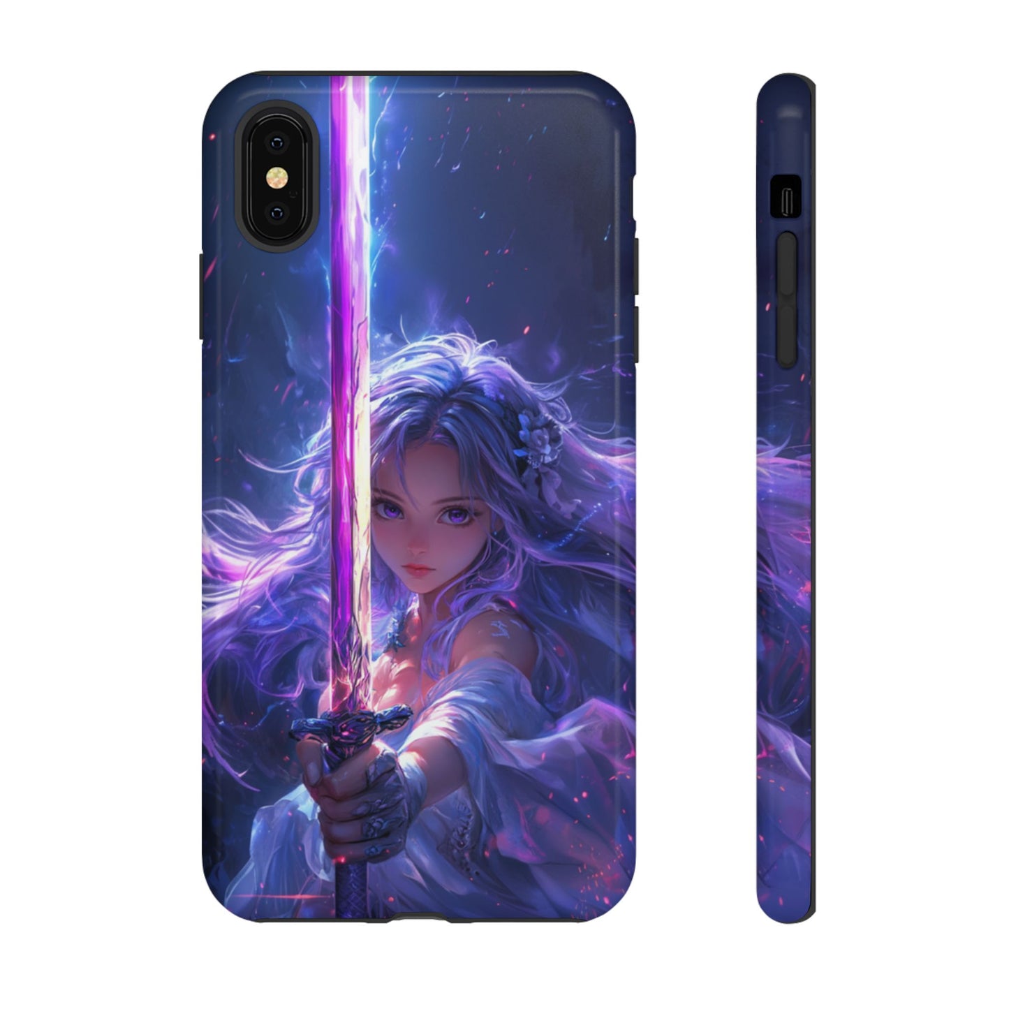 Violet Blade Warrior – Tough iPhone Case