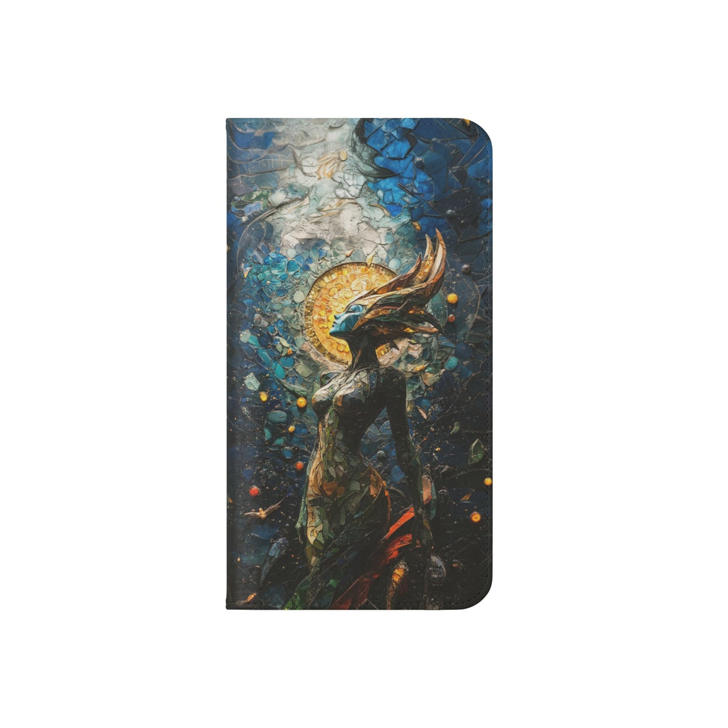 Stained Glass Goddess - Wallet Flip Case