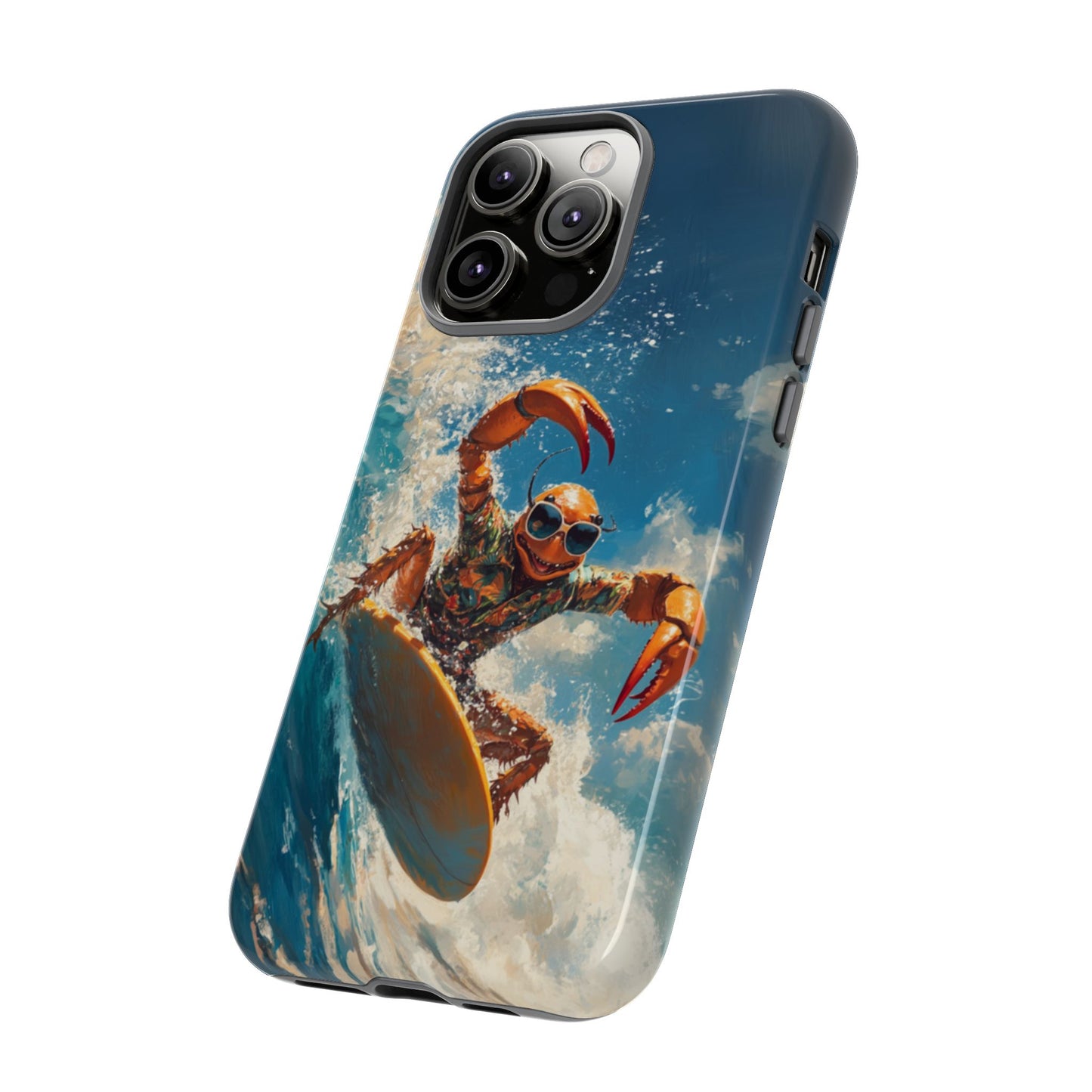 Surfing Crab - Tough iPhone Case