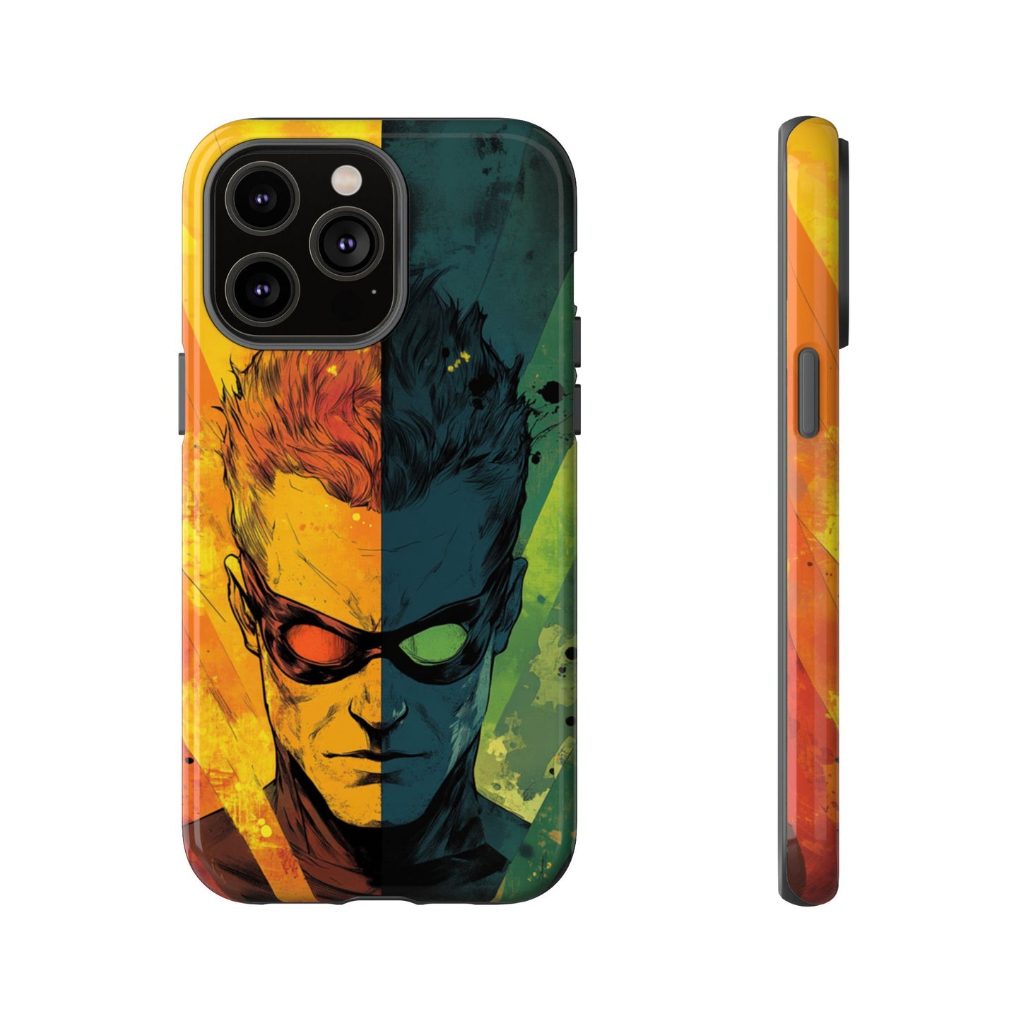 Split Spectrum Hero – Tough iPhone Case