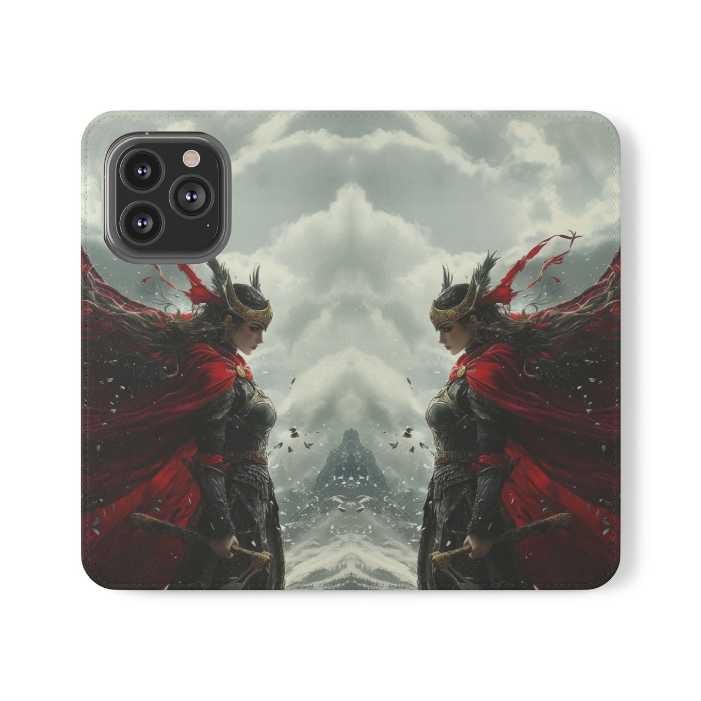 Freya Crimson Valkyrie - Wallet Flip Case
