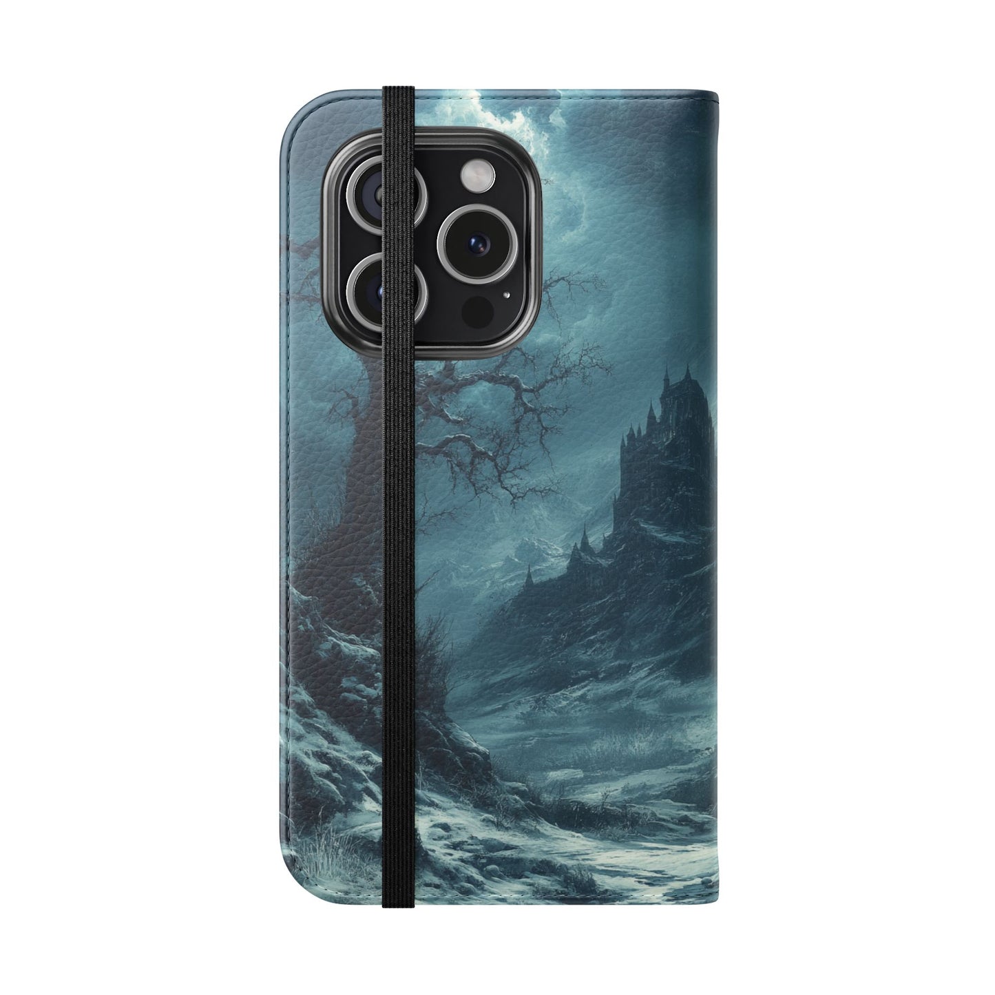 Stormy Castle - Wallet Flip Case