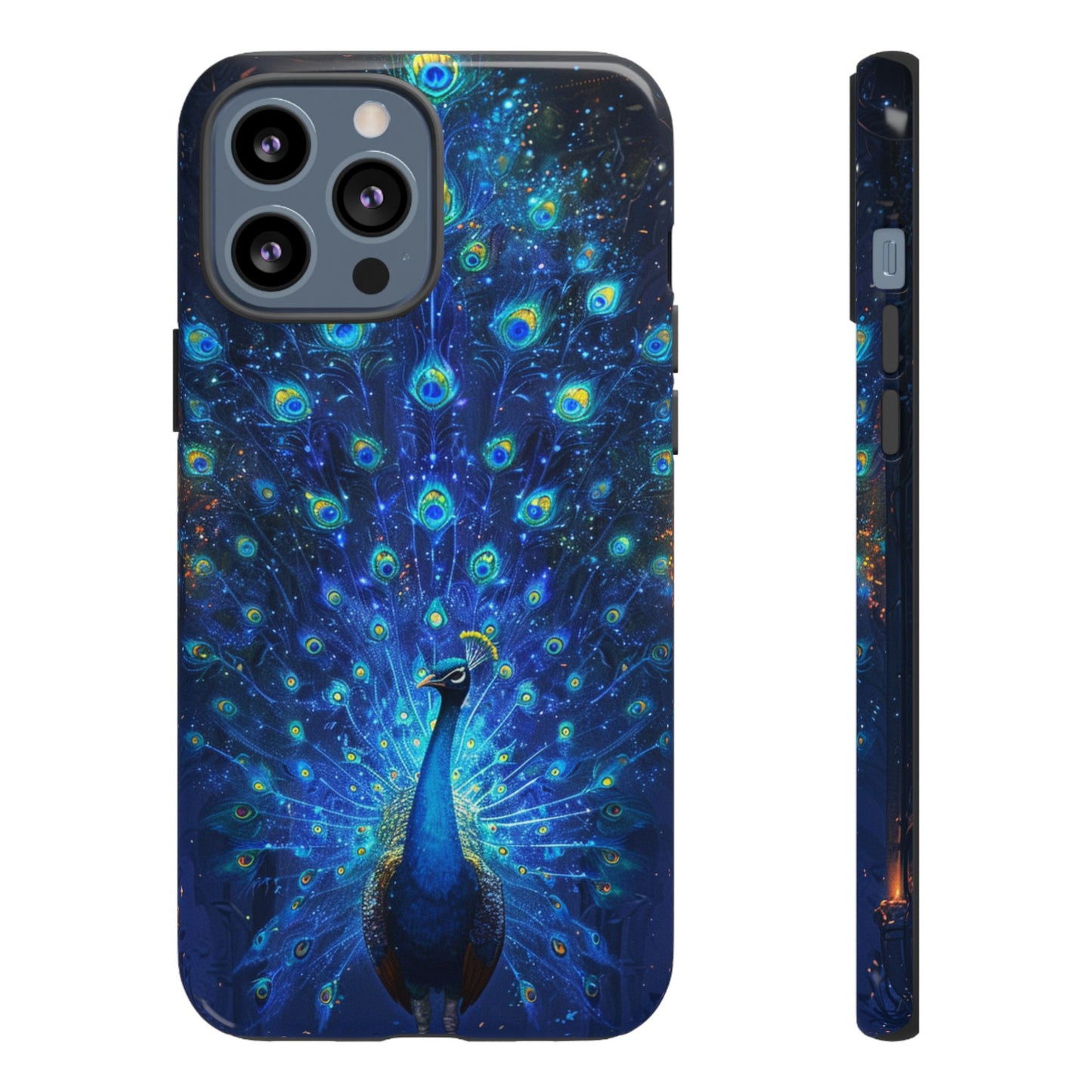 Starlit Peacock Majesty – Tough iPhone Case