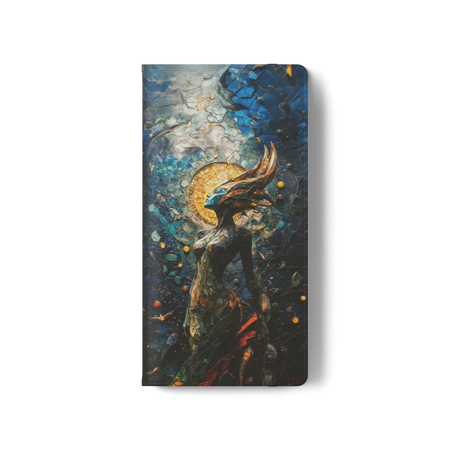 Stained Glass Goddess - Wallet Flip Case